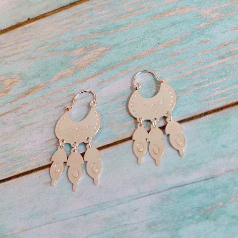 Mapuche Chaway Lafquenche earrings