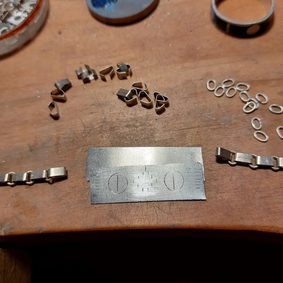 Pulsera Mapuche con  Chakana y Kultrún 2