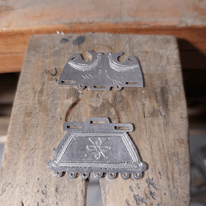 Sikill Trapelakucha Mapuche en Plata 950 – Hecho a Mano con Cadena Tradicional 6