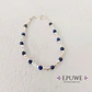 Square Seed Bead and Lapis Lazuli Bracelet - Vorschaubild 1