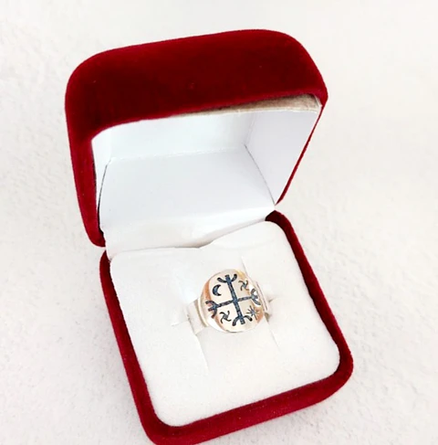 Anillo Mapuche Kultrún