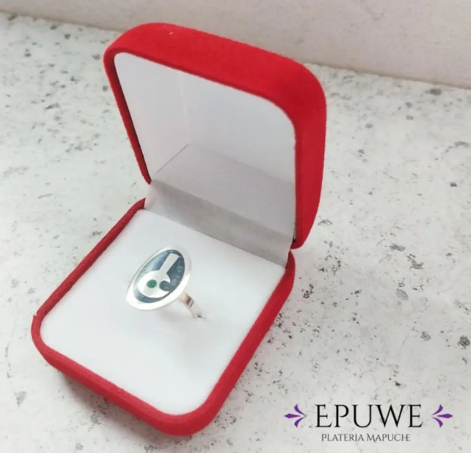 Anillo Mapuche Toki kura  2