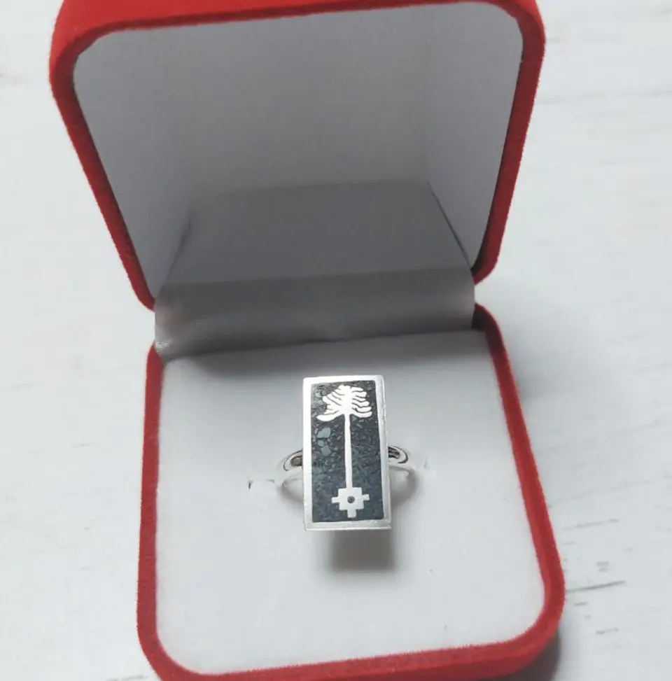 Anillo Mapuche Araucaria 2