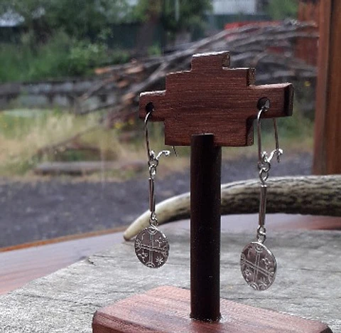 Aros Mapuche Kultrún Cincelados