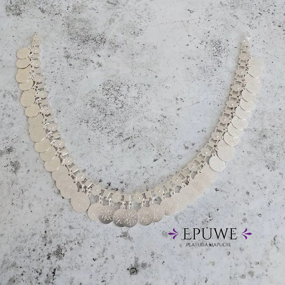 Collar Mapuche Kilkay en Plata 950 1