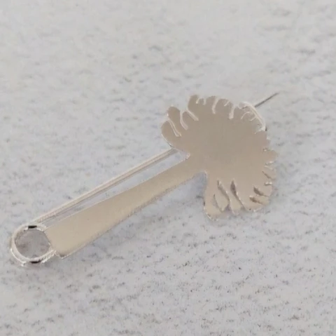 Prendedor Araucaria en Plata 950