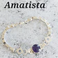 Pulsera Mapuche con Piedra Amatista - vignette 1