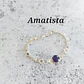Pulsera Mapuche con Piedra Amatista - vignette 2