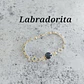 Pulsera Mapuche con Piedra Labradorita - vignette 1