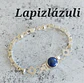 Pulsera Mapuche con Piedra Lapislázuli - Miniatura 1