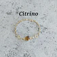 Pulsera Mapuche con Piedra Citrino - Miniatura 1