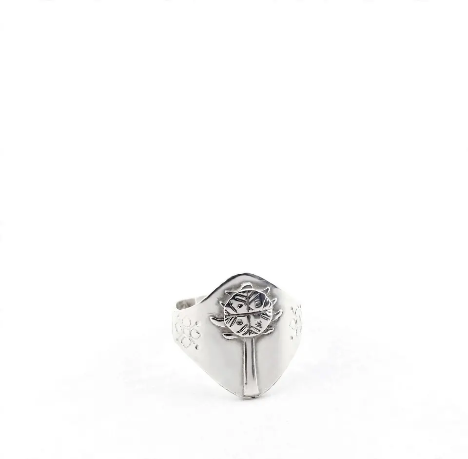 Anillo Mapuche Araucaria kultrun 1
