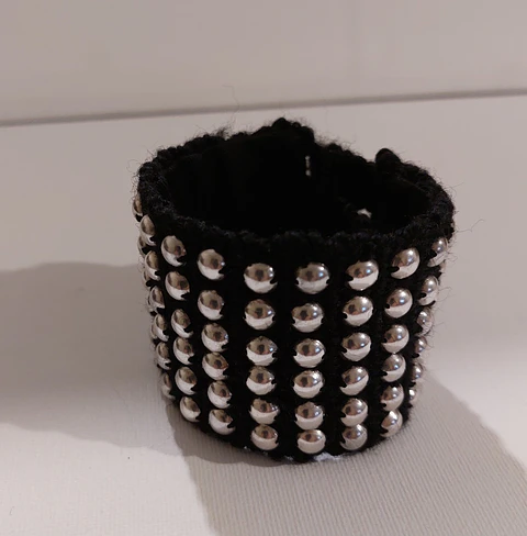Pulsera Mapuche Trariku - Lana y Plata 950