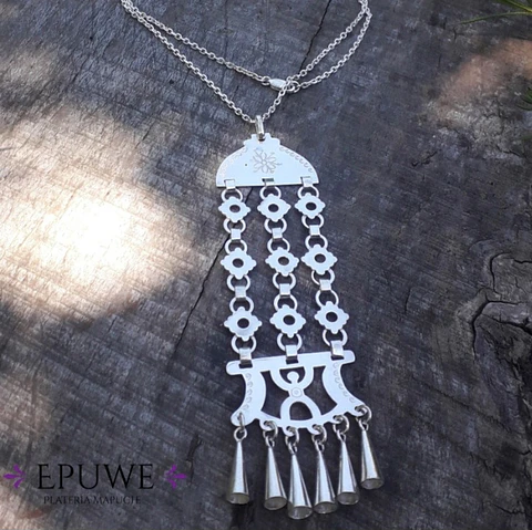 Collar Mapuche de Cadenas Kilkay