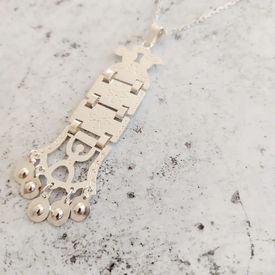Collar Mapuche Sikill de Placas 1