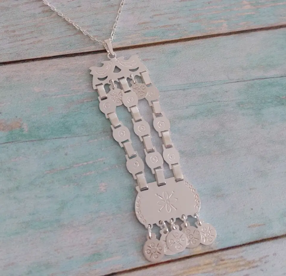 Collar Mapuche Sikill de Cadenas 2
