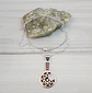 Collar Mapuche Toki Kura con Jaspe Rojo y Piedra Volcánica - Miniatura 2