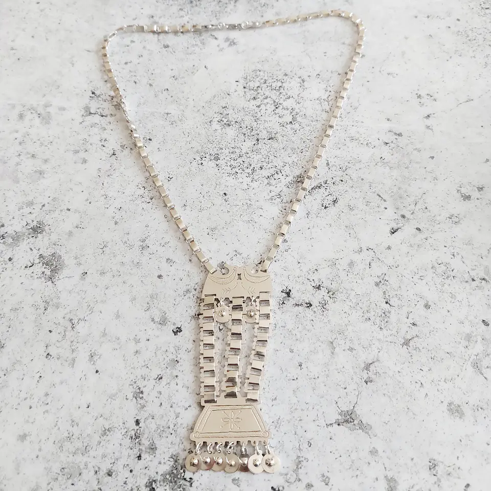 Collar Mapuche Sikill Trapelakucha Tradicional 2