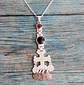 Collar Mapuche con Citrino y Ónix - Miniatura 1