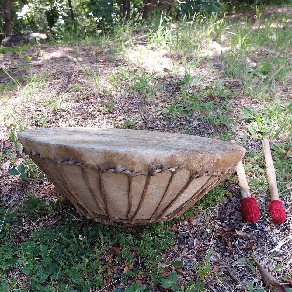 Tambor Kultrún Mapuche de 44 cm 1