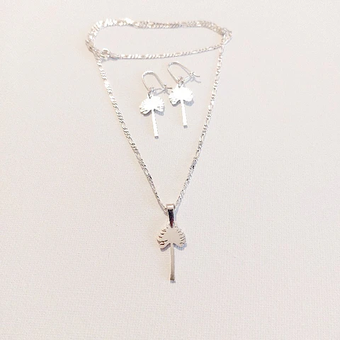 Conjunto Collar y Aros Araucaria - EPUWE