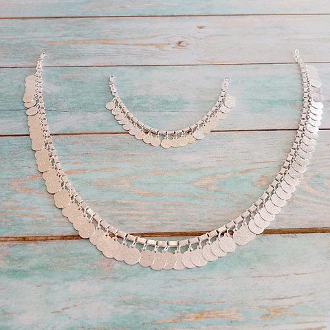 Conjunto Cadena y Pulsera Diseño Trarilonko