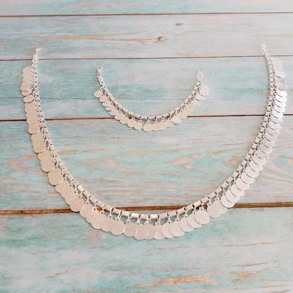 Conjunto Cadena y Pulsera Diseño Trarilonko 1