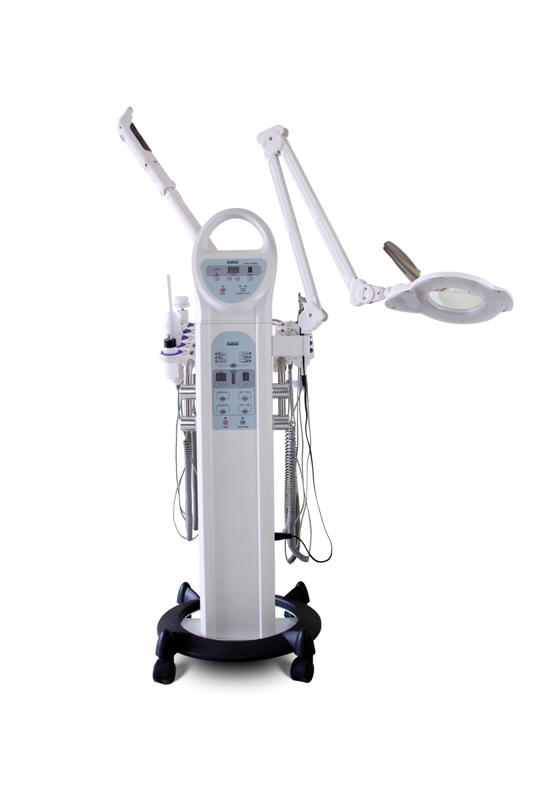 Vapozono Ultrasonido Altafrecuencia Galvanica Brush Spray Lupa Cosmetologica 9 en 1