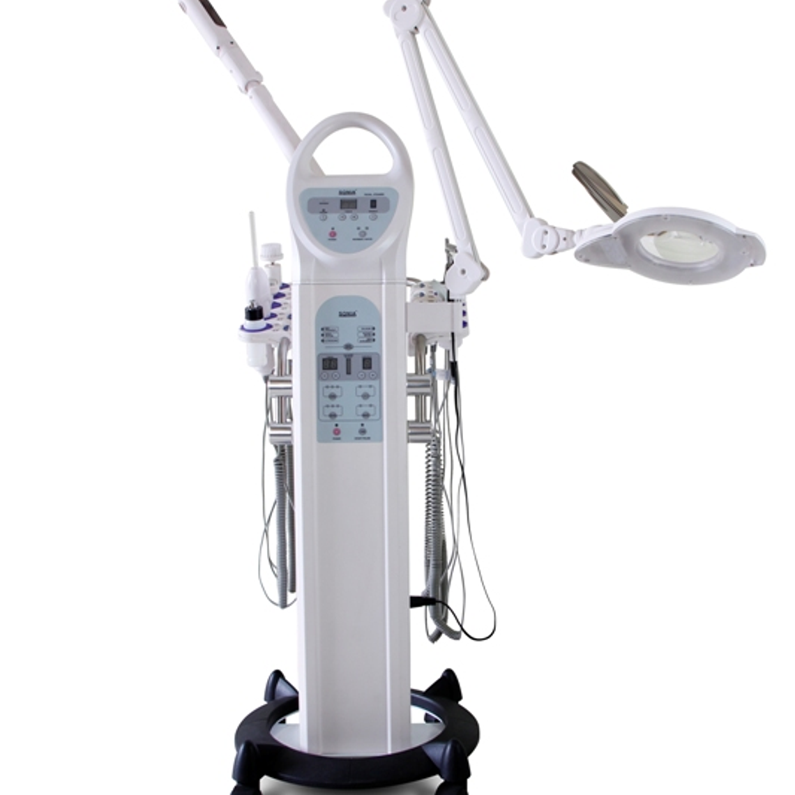 Vapozono Ultrasonido Altafrecuencia Galvanica Brush Spray Lupa Cosmetologica 9 en 1 1