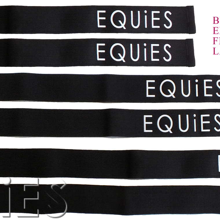 Set bandas velcro elástic 3