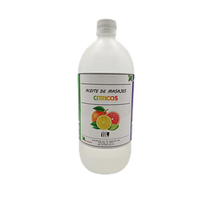 Aceite de masajes cítricos