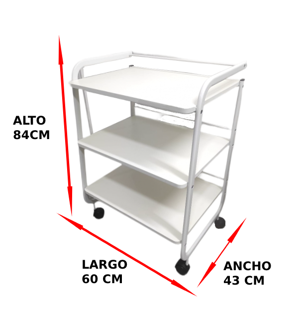 Carro Auxiliar Cocina con Ruedas Toledo
