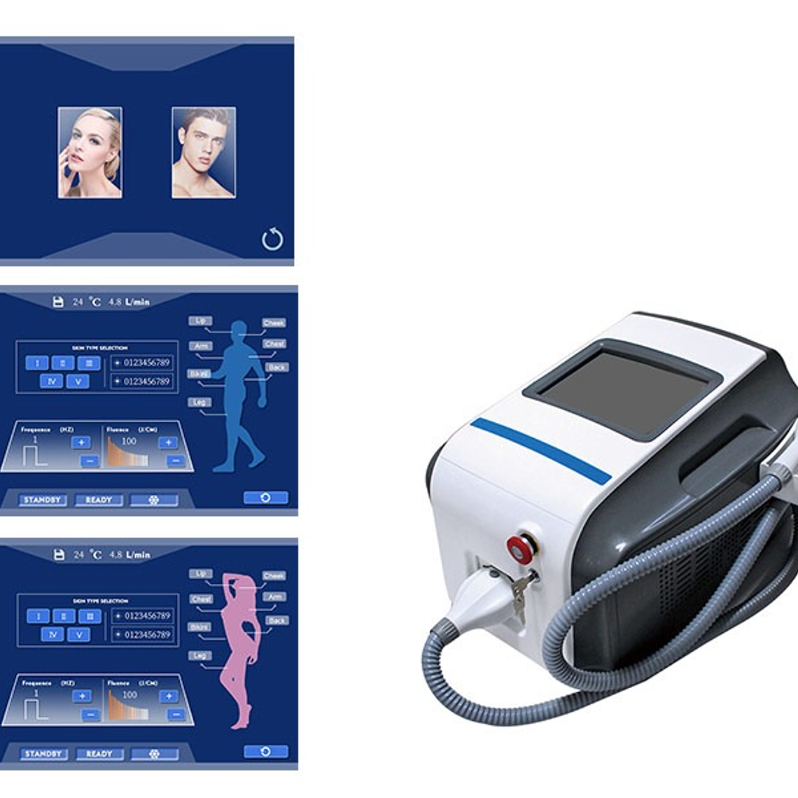 Laser depilaciom Diodo Triple Onda  9