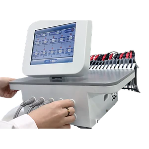 Máquina de Electroestimulación Profesional 10 Canales + Infrarrojo y Vacuum Táctil