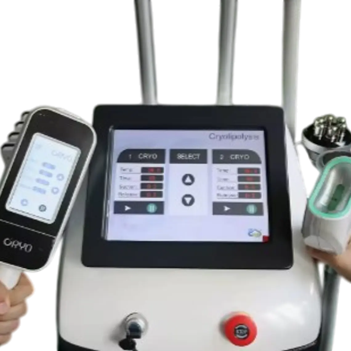 Máquina de Criolipólisis Profesional 5 en 1 Multifunción + Lipoláser + Cavitación + RF 7