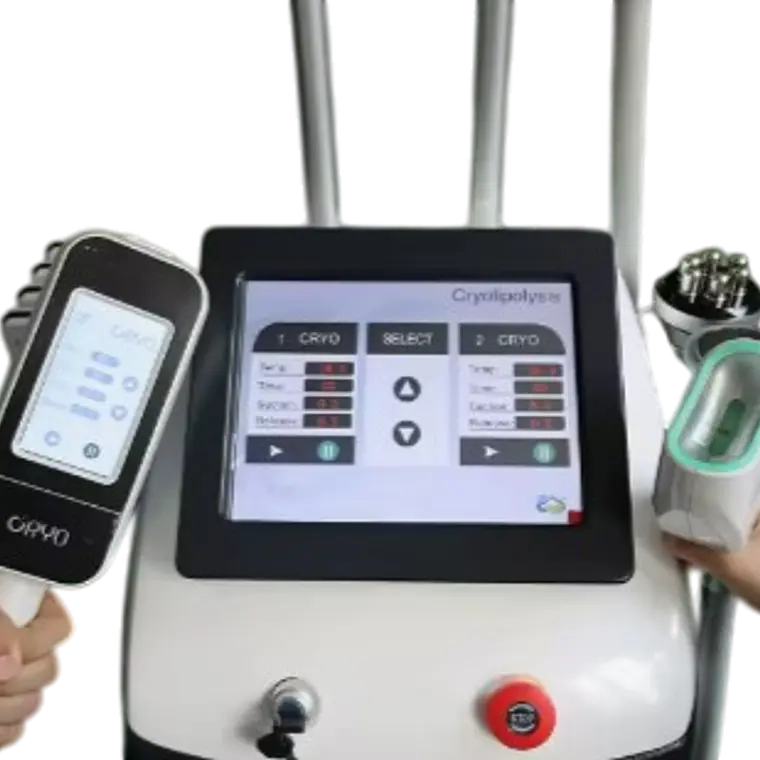 Máquina de Criolipólisis Profesional 5 en 1 Multifunción + Lipoláser + Cavitación + RF 7