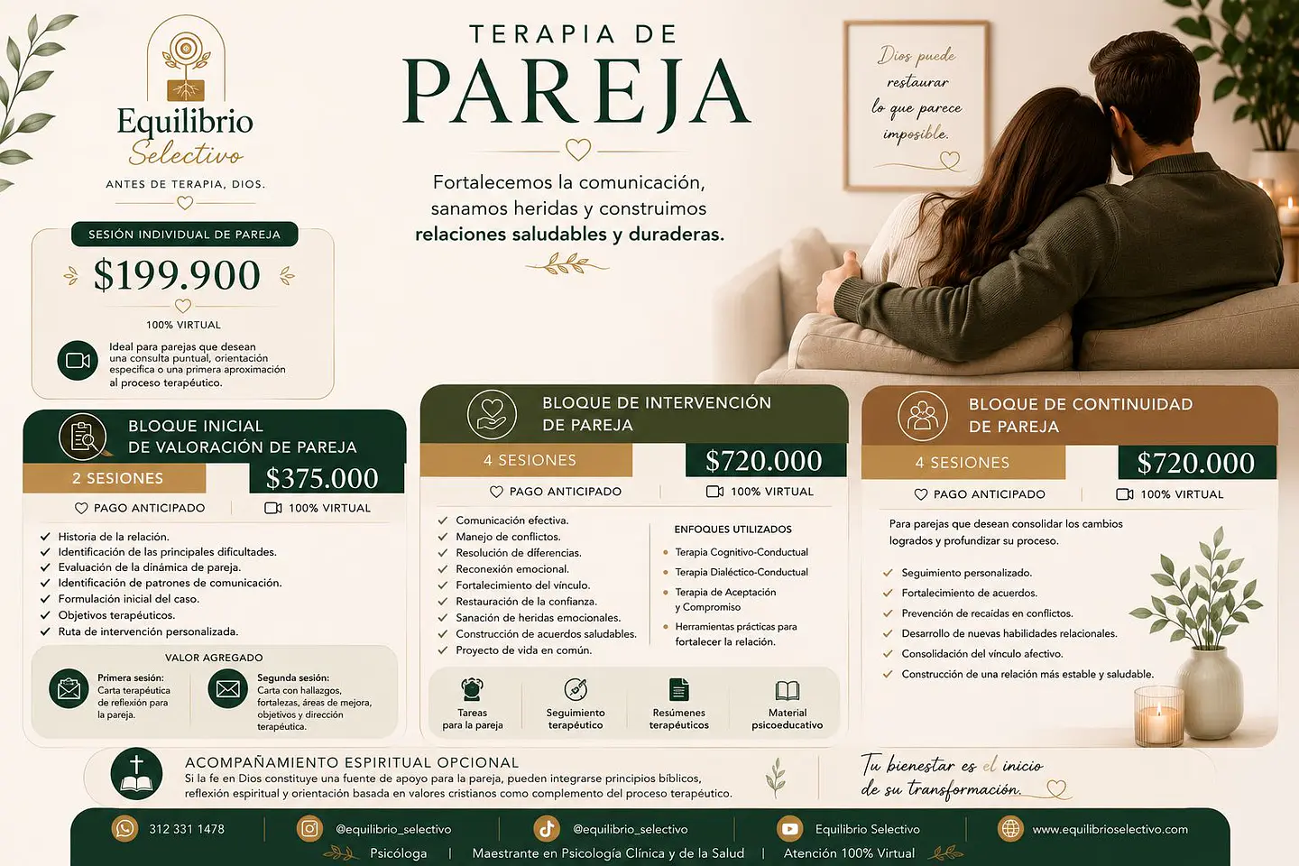 Paquete de 10 sesiones  Terapia Pareja  1