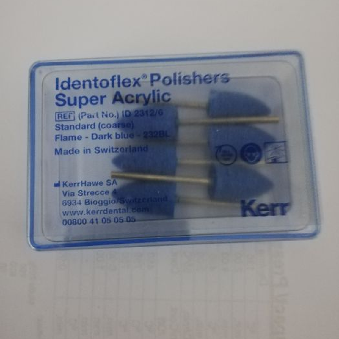 Polidores kerr para acrilico dentária 1