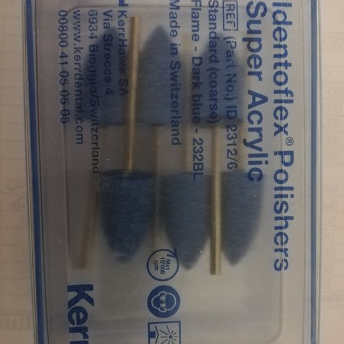 Polidores kerr para acrilico dentária 2