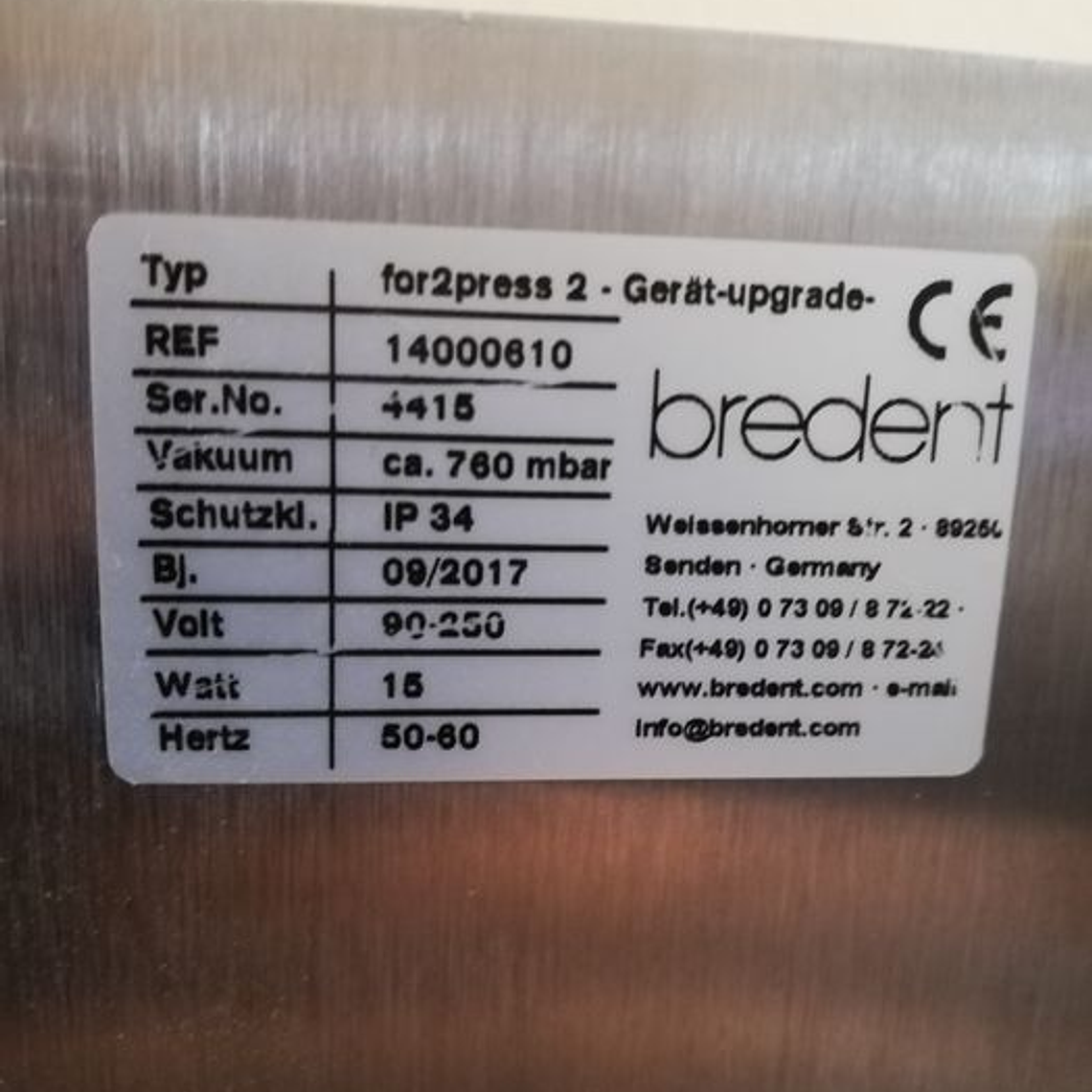 Bredent press 2 dentária 5