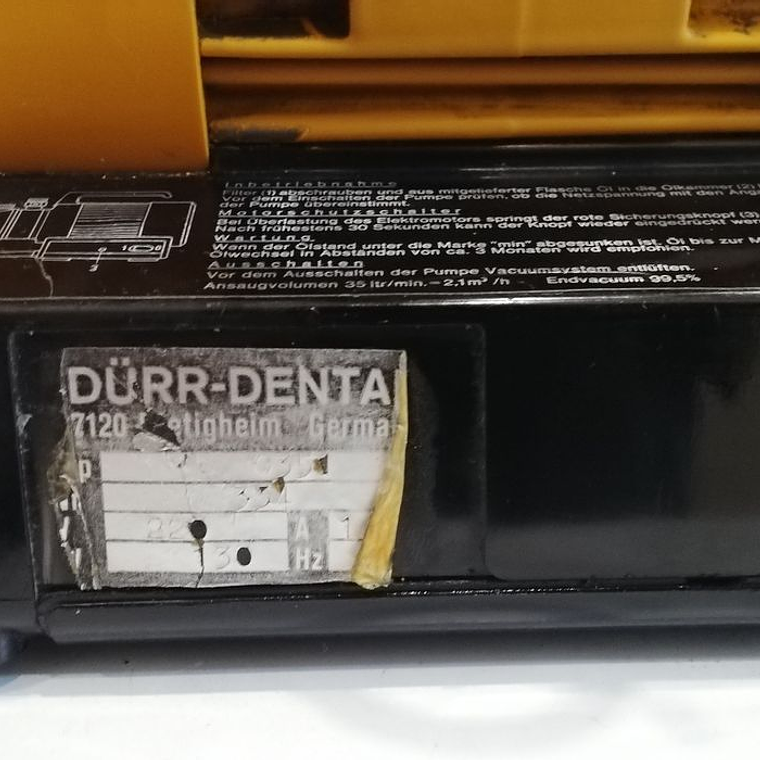 Bomba de vacuo dentária 4