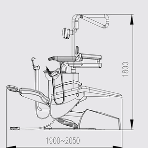 Cadeira odontológica – Eco+ Line Sinol