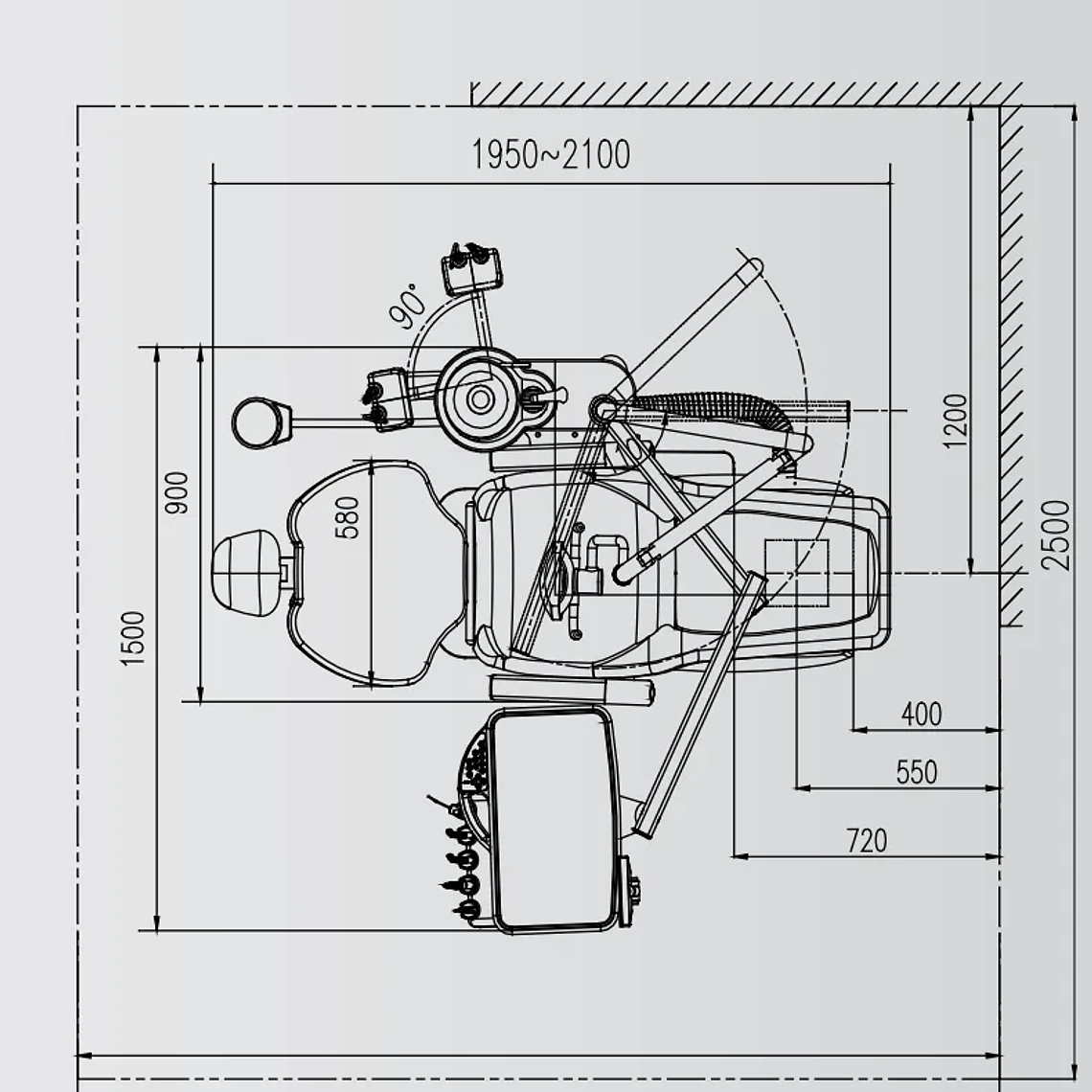 Cadeira odontológica – Eco+ Line Sinol 3
