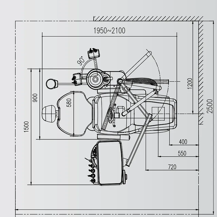 Cadeira odontológica – Eco+ Line Sinol 3