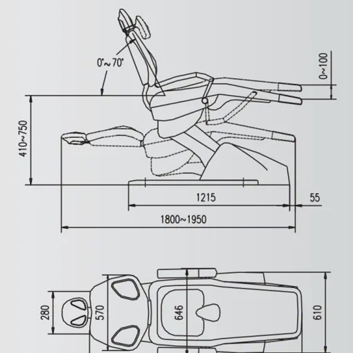 Cadeira Dentária – Sinol Elite.line 2