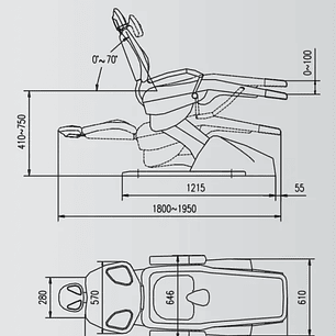 Cadeira Dentária – Sinol Elite.line