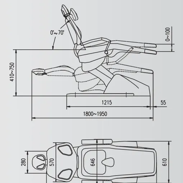 Cadeira Dentária – Sinol Elite.line 2
