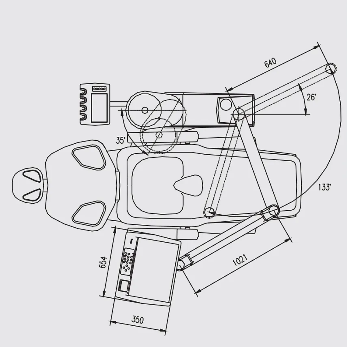 Cadeira Dentária – Sinol Elite.line 3