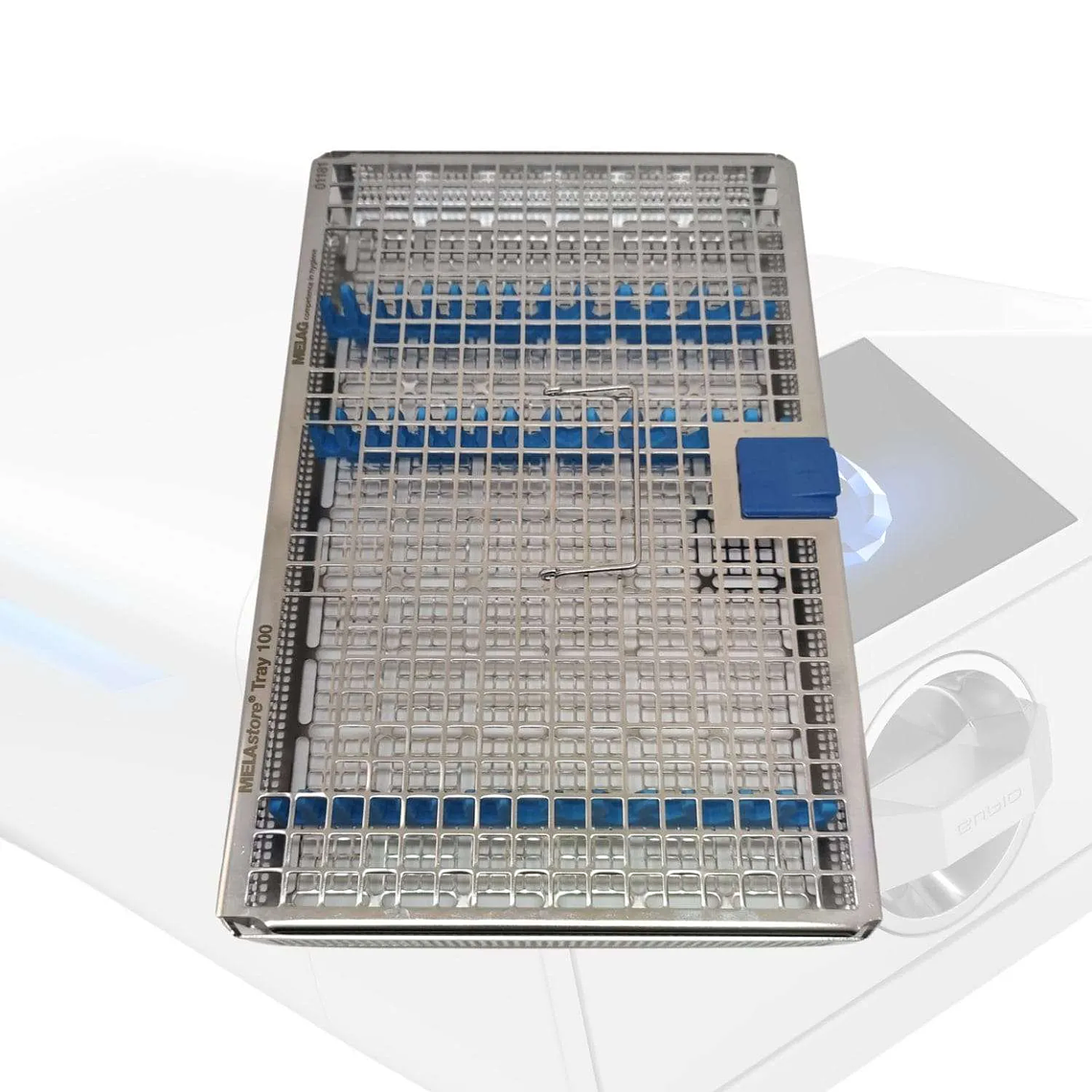 BANDEJA COM TAMPA PARA AUTOCLAVES ENBIO 1