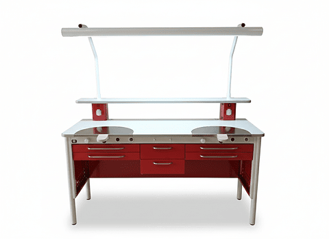 BANCADA DE TRABALHO 2 POSTOS JEB MOD KAPPA DENTARIA